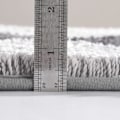 Miniatyrbillede 3 af 5: Grå badeværelsesmåtter Skridsikker badekar måtte Grå bølgemønster Mikrofiber gulvmåtte Superabsorberende tyk plys bademåtte 20\" x 32\"