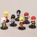 Pikkukuva 4 / 5: 12st/ set Naruto Anime Shippuden Hinata Sasuke Itachi Kakashi Gaara Jiraiya Sakura Q Version PVC Figurer Leksaker Dockor Barnpresent