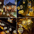 Pikkukuva 4 / 4: Globe String Lights Plug-in Metal Ball Fairy Lights, Anslutbar med bakplugg, Justerbar Med Multi Modes, Nyhetsdekorationer till jul, Hallo zdq