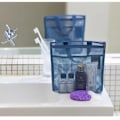 Miniatyrbillede 1 af 10: Mesh Duschtaske Toiletartikler Taske BLÅ blue