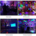 Miniatyrbilde 2 av 4: Discokule Disco Lys Festlys Disco Lys Lyseffekter 7 farger zdq