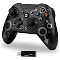 Miniatyrbilde 1 av 5: Trådløs Xbox One-kontroller, Xbox-kontroller med 2,4 GHz trådløs adapter, Xbox One X/Xbox One S/PS3 og PC (svart)