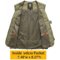 Miniatyrbilde 4 av 5: Herr Casual Utomhusarbete Safari Fiske Resefoto Cargoväst Jacka Multi Fickor（Khaki） zdq