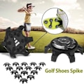 Miniatyrbillede 4 af 5: Enkle udskiftelige Spikes Cleats til Golfsko 14 stk./sæt Golf Spikes Pins Hurtig Drejning Skoskruer Slidstærkt Sæt Ultra Tynde Cleats Pins Golf S Sort