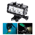 Miniatyrbild 1 av 5: Dykarlampor undervattenslampor vattentäta LED-videolampor