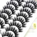 Miniatyrbilde 2 av 3: 10 par løsøyenvipper - 3D faux mink (K-101) + Gave