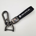 Miniatyrbilde 1 av 5: Bil Lær Sykkel Nøkkelring Metall Finish | Heavy Duty Nøkkelring | Nøkkelring Og Krokbeslag Gun Color Hardware Gun Color Hardware Buick