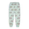 Pikkukuva 3 / 3: Pusheen Tytöt Meow Scatter Pyjama, Lyhythihainen, 9-10 vuotta, Vihreä 9-10 vuotta