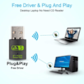 Pikkukuva 3 / 5: Usb Wifi Bluetooth-adapter, PC/kannettavaan/pöytäkoneeseen