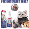 Miniatyrbillede 1 af 4: 50 ml kæledyr ridseafvisende spray kat anti-ridse møbler sof