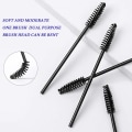 Pikkukuva 5 / 5: 100-pack engångsögonfransmascaraborstar för ögonfransförlängning Ögonbryn och makeup (svart)