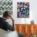Miniatyrbillede 2 af 5: 1 stk Mental Sundhed Desk Kalender Sv?r Ordplanerare Rolig roman B one size