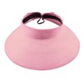 Dam Bredbrättad Solhatt Rese Utomhus Hopfällbar Keps Pink