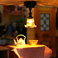 Pikkukuva 1 / 8: 1:12 Dockhus Miniatyr LED-lamppu kattovalaisin