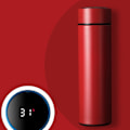 Miniatyrbild 1 av 5: Intelligent termos i rostfritt st?l 316 temperaturm?tning digital display R?d 500ml