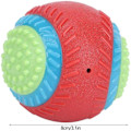 Miniatyrbild 3 av 5: Hundleksak Boll, Giftfri Bitresistent Gummi Rengörande Tuggleksak Boll Träningsleksak för Stora/Mellanstora/Små Hundar