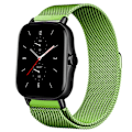 Miniatyrbillede 1 af 3: Magnetisk rem til Amazfit GTS/4/2/2e/GTS2 Mini/3/GTR 4/3/2/47mm 20mm 22mm metal mesh Smartwatch Mesh Amazfit Bip 5-rem Glass Green 22mm