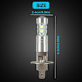 Miniatyrbilde 2 av 5: H1 LED-frontlykter 6000k fjernlys og nærlys 100w High Brightr 2 stk - WELLNGS