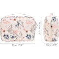 Miniatyrbilde 7 av 8: Hengende Toalettmappe, Sminkeveske for Kvinner, Jenter, Barn, Vanntett, Beige Flamingo