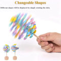 Miniatyrbild 5 av 5: Trä Snurr Lollipop Fidget Leksak - Sensorisk Pedagogisk Dekompressionsleksak - Ångest Stress Relief, a