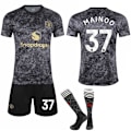 Miniatyrbilde 1 av 2: 24-25 Manchester United Spesialutgave Barn Fotballdraktsett Nr. 37 MAINOO 26