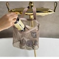 Miniatyrbillede 5 af 10: Mesh Duschtaske Toiletartikler Taske BLÅ blue