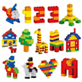 Miniatyrbild 3 av 6: 1000 Pieces Building Bricks Compatible with Most Major Brands