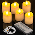 Miniatyrbild 1 av 4: 6 st LED Laddningsbara TeLjus med Timer för Halloween Rum Dekoration 6 stycken 6 stycken 6 stycken 6 stycken