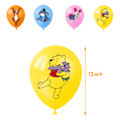 Pikkukuva 4 / 5: Lasten Disney Nalle Puh -syntymäpäiväjuhlien koristeet, sarjakuva-aiheiset juhlat ja -tarvikkeet, mukaan lukien ilmapallot, banneri, kakut