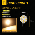 Pikkukuva 2 / 5: 10x G4 LED-lamppu Ei himmennettävissä Lämmin valkoinen 2700K DC 12V vaihto