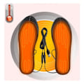 Miniatyrbild 2 av 5: SemHeating USB, SemThermique, USB Uppvärmda Sulor Storlek Kan Skäras Innersulor