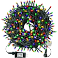 Miniatyrbild 1 av 3: Julbelysning, Vattentäta Julgransljus för Utomhusbruk, 200 LED-lampor, 20 meter, Färgglada