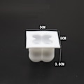 Miniatyrbillede 1 af 5: Ljusforme lys stearinlys DIY støbeforme i silikoneform små rubiks kube små rubiks kub