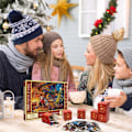 Miniatyrbillede 5 af 5: 2024 Puslespil Adventskalender, 1008 Puslespilsbrikker 24 Dages Jul Nedtælling Adventskalendere, Julegaveidé til Børn