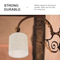 Miniatyrbillede 2 af 4: 1 stk. Lampeskærm i linnedstof, loftlampe, lampeskærm, stof, væglampe, levering, hvid