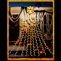 Miniatyrbilde 3 av 7: Vannfalllys, LED-lysslynger utendørs vanntette, Halloween vannfalllys, flerfargede slynger dekorasjonslys juledekorasjon, som