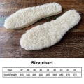 Miniatyrbilde 2 av 5: Fuzzy Fåreskinn Innersula, Varm Tjock Fluffy Lammull Inlägg 37