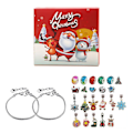 Miniatyrbillede 1 af 3: Julekalender Nedtælling 2023 - DIY Armbåndssæt, 24 Charms & Smykker til Piger