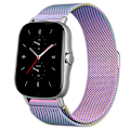 Miniatyrbild 1 av 3: Magnetisk rem för Amazfit GTS/4/2/2e/GTS2 Mini/3/GTR 4/3/2/47mm 20mm 22mm metallnät Smartwatch Mesh Amazfit Bip 5-rem Färgglad 20mm