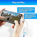 Miniatyrbild 5 av 5: XJ-Lightning till Ethernet-adapter, 2-i-1 Ethernet LAN-nätverksadapter med laddningsport (hs)
