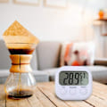 Miniatyrbillede 3 af 5: 1 X Digital LCD Termometer Utomhus Hygrometer Luftfuktighet Cl
