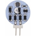 Miniatyrbillede 4 af 5: 6 stk. runde, varmhvide G4 LED-pærer, erstatter