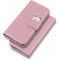Miniatyrbillede 1 af 4: iPhone 11 Etui Tegneserie Dyr Sød Foldbart Stativ (Pink)-
