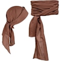 Pikkukuva 1 / 4: Pirattiasu-tarvikepaket Retro Durag Pitkähäntäinen Pirattikorkki Iso Vyö Keskiaikainen Renessanssi Teema Cosplay Pukeutuminen Halloween-juhliin BY Tummanruskea Dark Brown