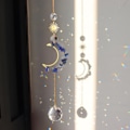 Miniatyrbillede 1 af 5: Krystal Solfanger Hængende Lysfanger INDIGO indigo indigo