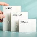 Miniatyrbillede 3 af 5: 3 STK Sticky Notes Skraber Stickers Sticky Transparent