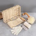 Miniatyrbilde 2 av 5: 1 sett Spa Hjerteformet gaveeske Badhud Rengjøringssett Spa Gave Hvit 6PCS