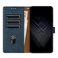 Miniatyrbild 4 av 5: Kompatibelt fodral för Xiaomi Redmi 10 Prime, PU-läder med praktisk stativfunktion, Blå