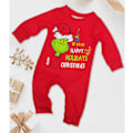 Miniatyrbilde 2 av 4: Grinch julpyjamas Familjematchande vuxen Barn PJs Set Nattkläder Pyjamas Baby 6M