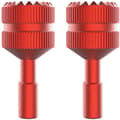 Utbytesjoysticks kompatibla med DJI RC/RC 2-fjärrkontroll, kontrollspakar i aluminium för DJI Mini 3 Pro/Mini 4 Pro/Air 3, röda